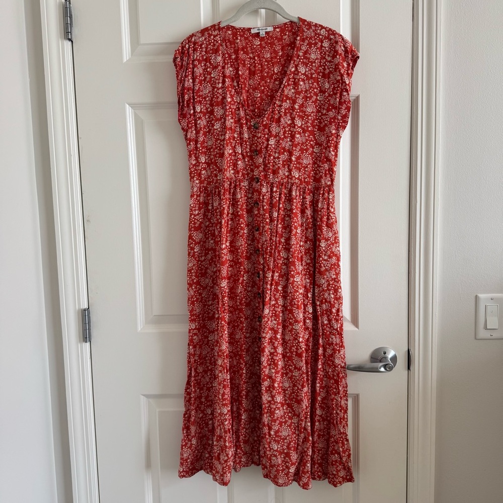 Madewell button down dress (S)
